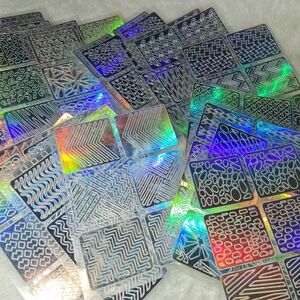 -Holographic Nail Art Stickers-
